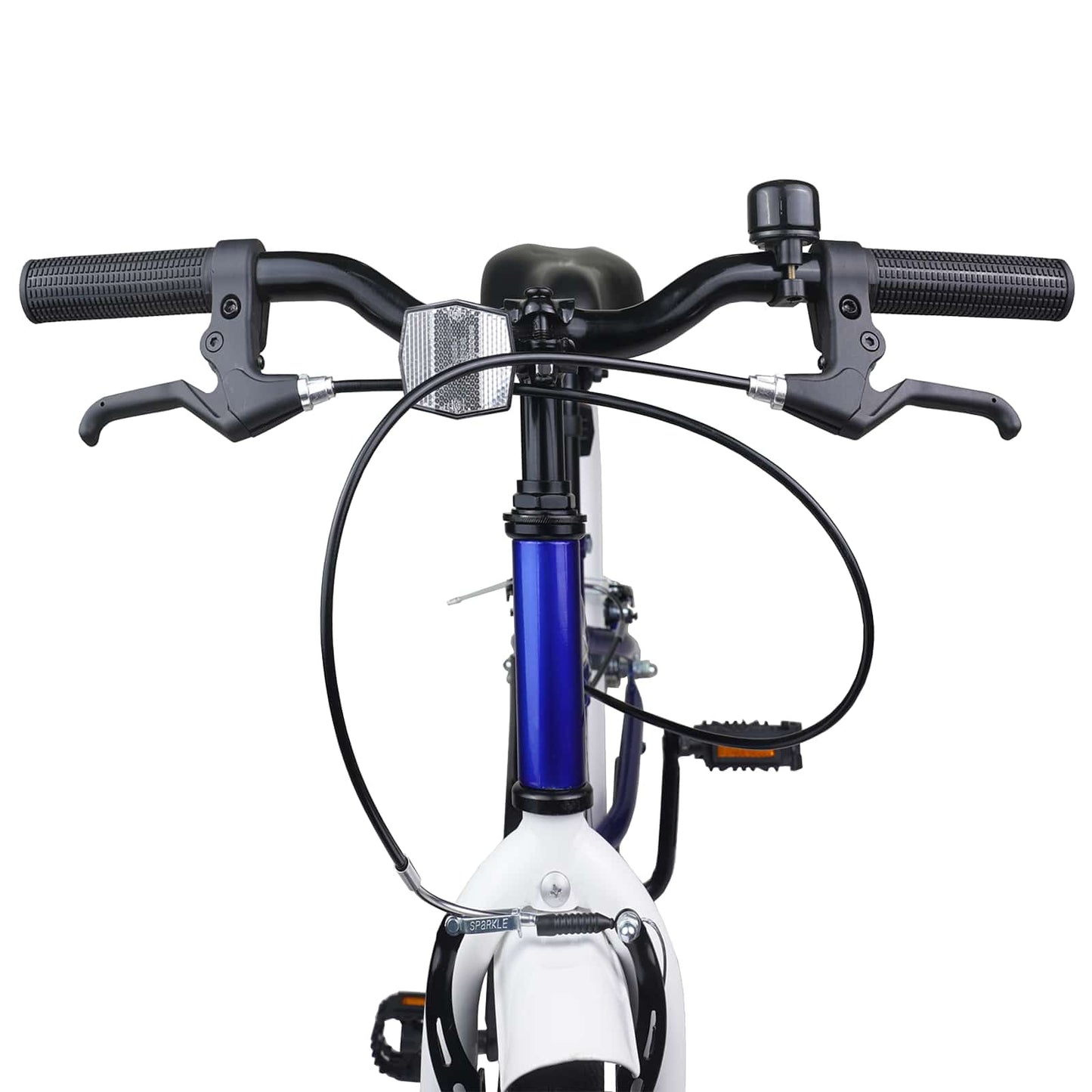 Kinderfiets 20 Inch voor 6-11 jaar oud Blauw Wit