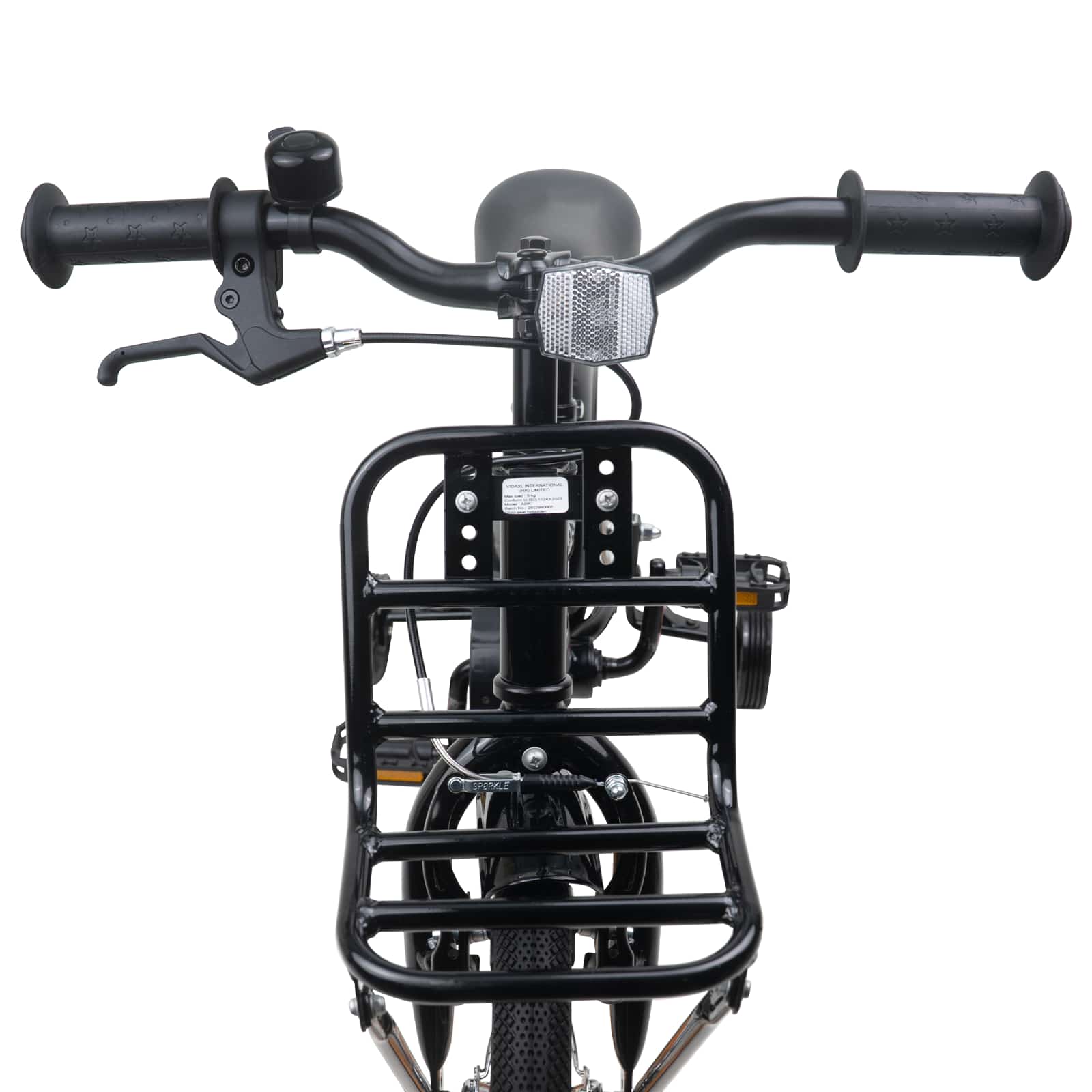 Kinderfiets 12 Inch voor 2-4 jaar oud Oranje Zwart