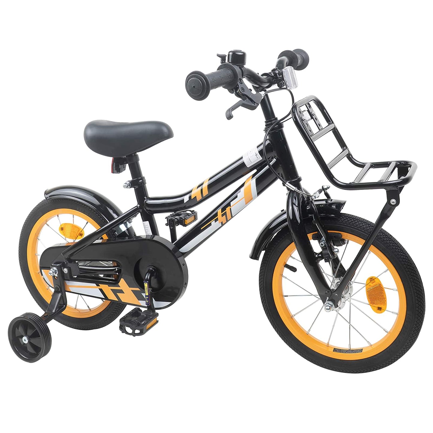Kinderfiets 16 Inch voor 4-6 jaar oud Oranje Zwart