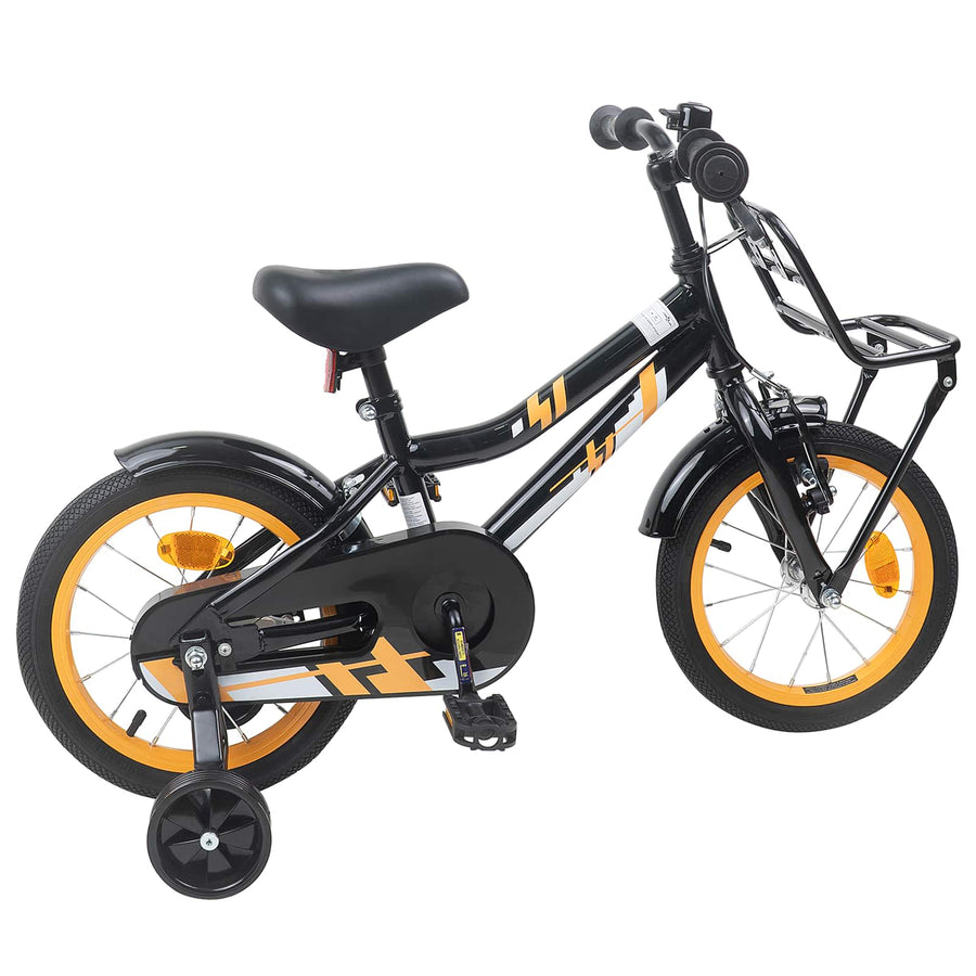 Kinderfiets 16 Inch voor 4-6 jaar oud Oranje Zwart