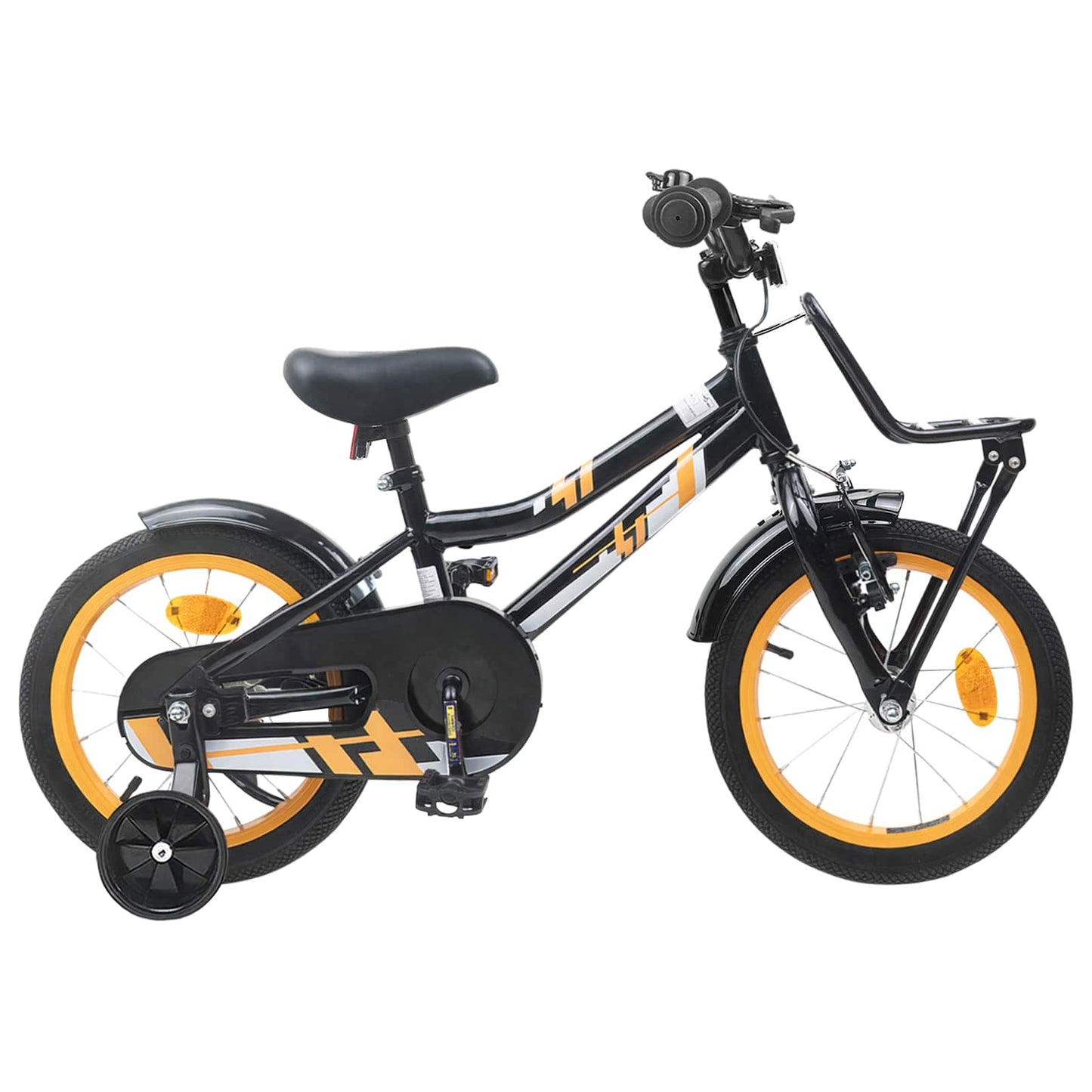 Kinderfiets 16 Inch voor 4-6 jaar oud Oranje Zwart