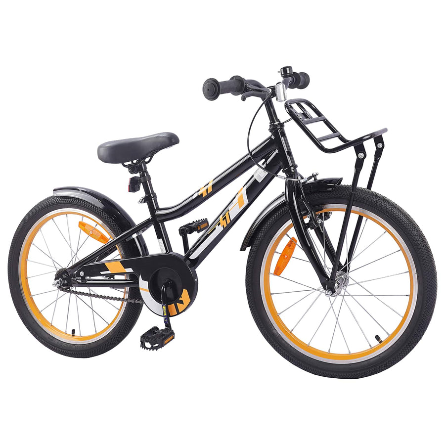Kinderfiets 20 Inch voor 6-11 jaar oud Oranje Zwart