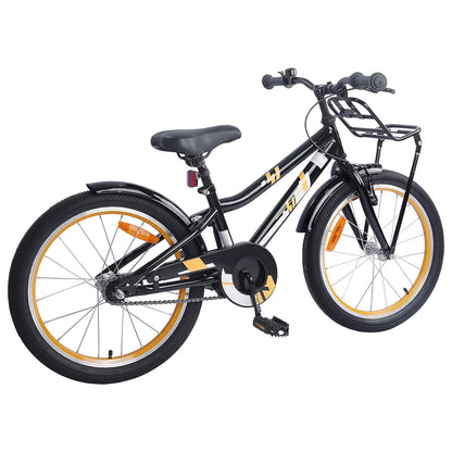 Kinderfiets 20 Inch voor 6-11 jaar oud Oranje Zwart