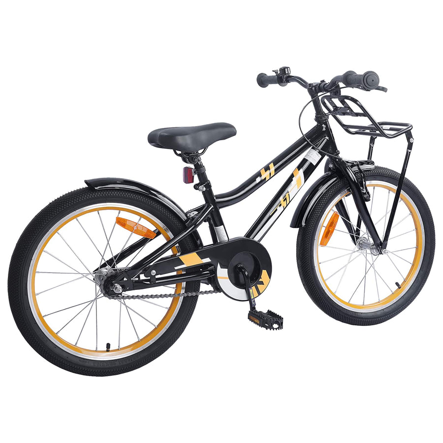 Kinderfiets 20 Inch voor 6-11 jaar oud Oranje Zwart