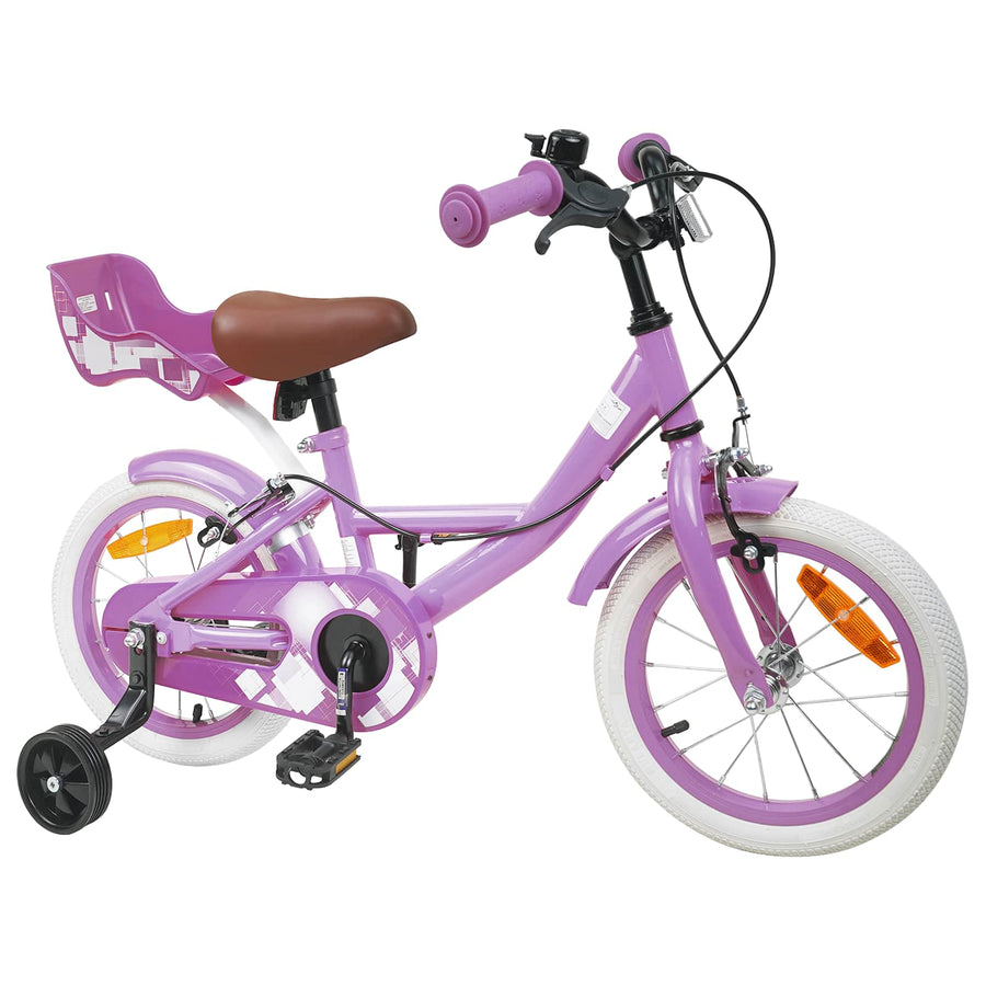 Kinderfiets 16 Inch voor 4-6 jaar oud Paars