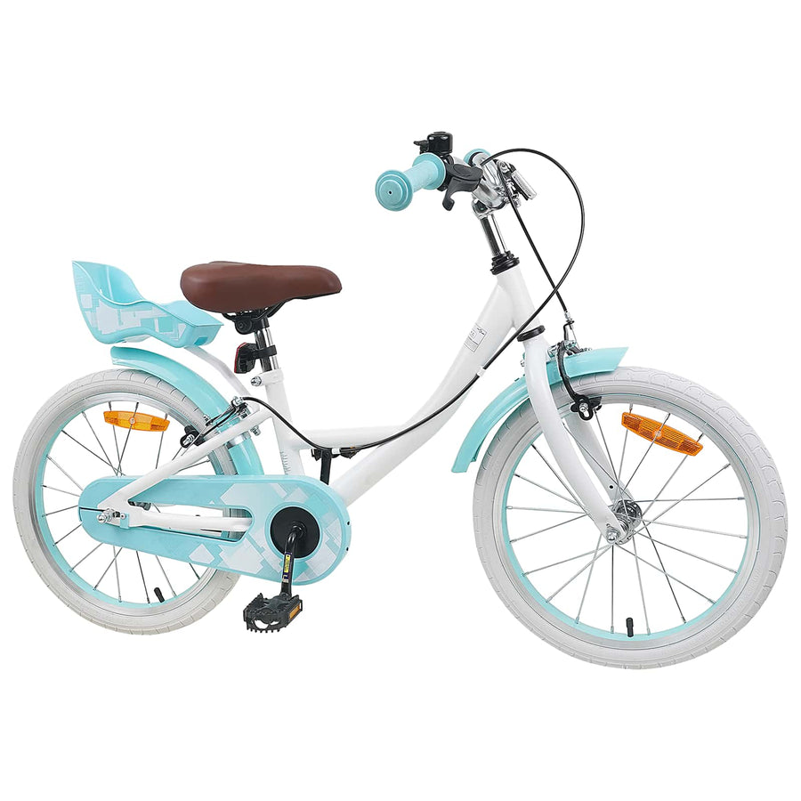 Kinderfiets 18 Inch voor 5-7 jaar Wit