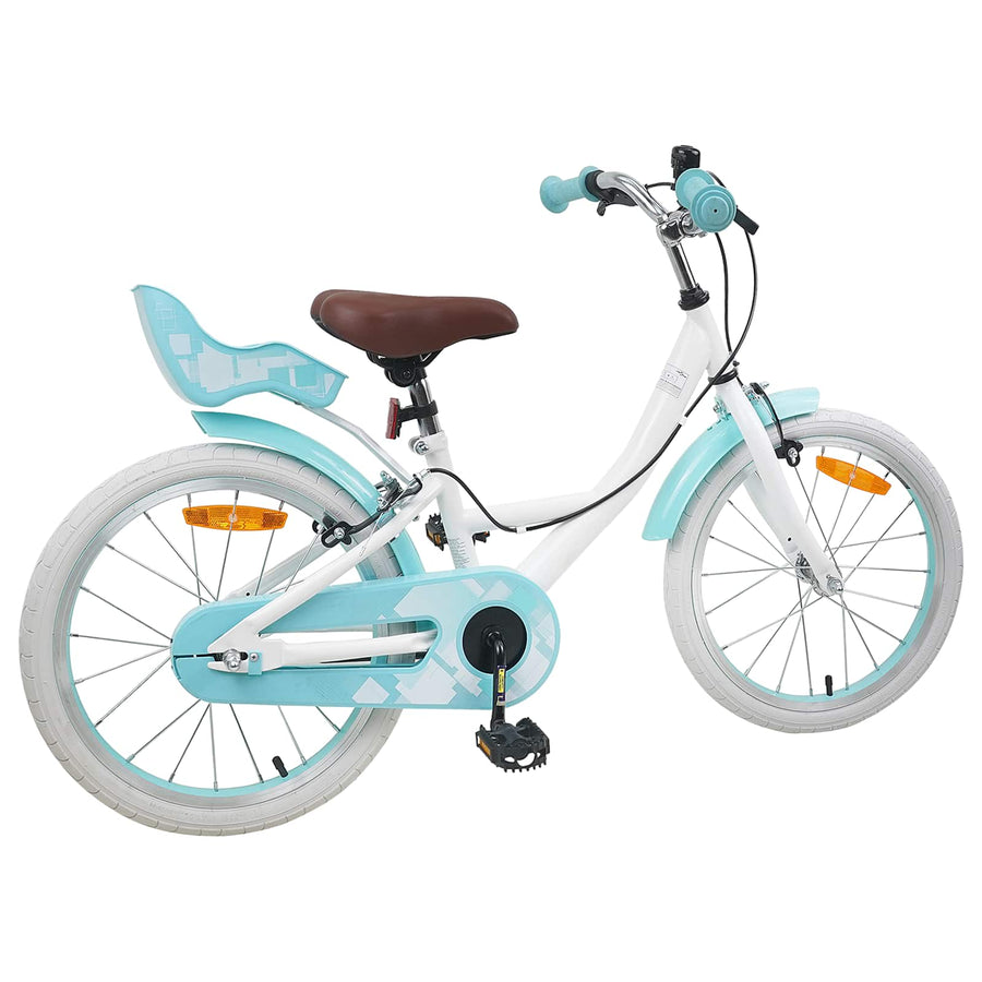 Kinderfiets 18 Inch voor 5-7 jaar Wit
