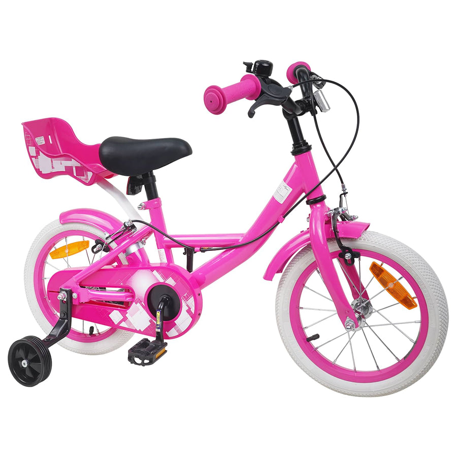 Kinderfiets 14 Inch voor 3-5 jaar oud Roze