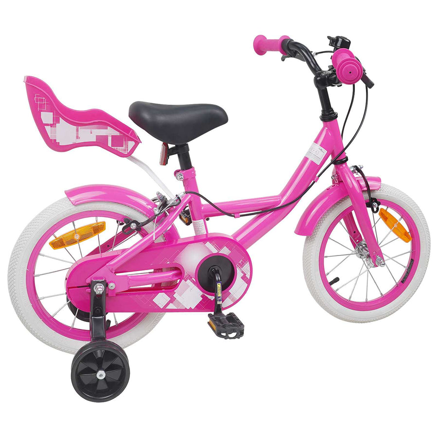 Kinderfiets 16 Inch voor 4-6 jaar oud Roze