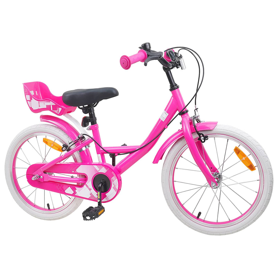 Kinderfiets 18 Inch voor 5-7 jaar Roze