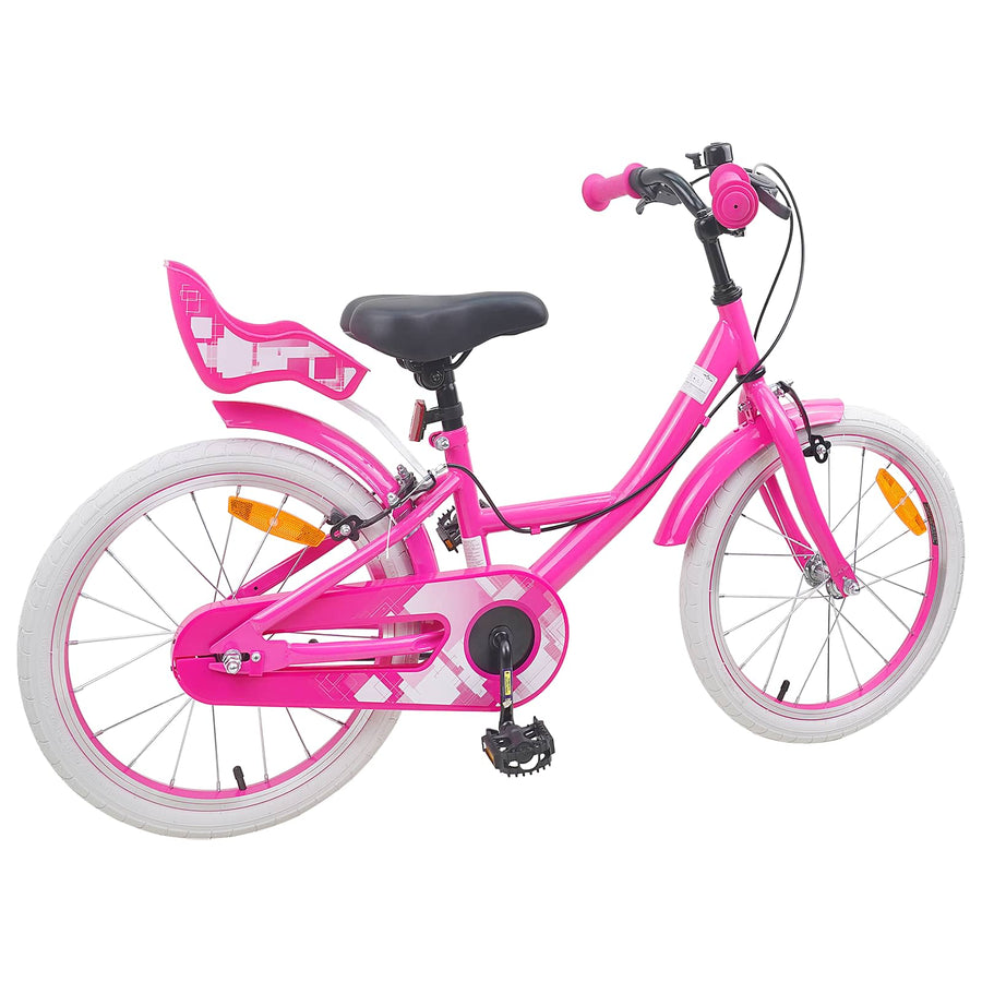 Kinderfiets 18 Inch voor 5-7 jaar Roze