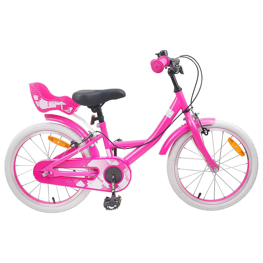 Kinderfiets 18 Inch voor 5-7 jaar Roze