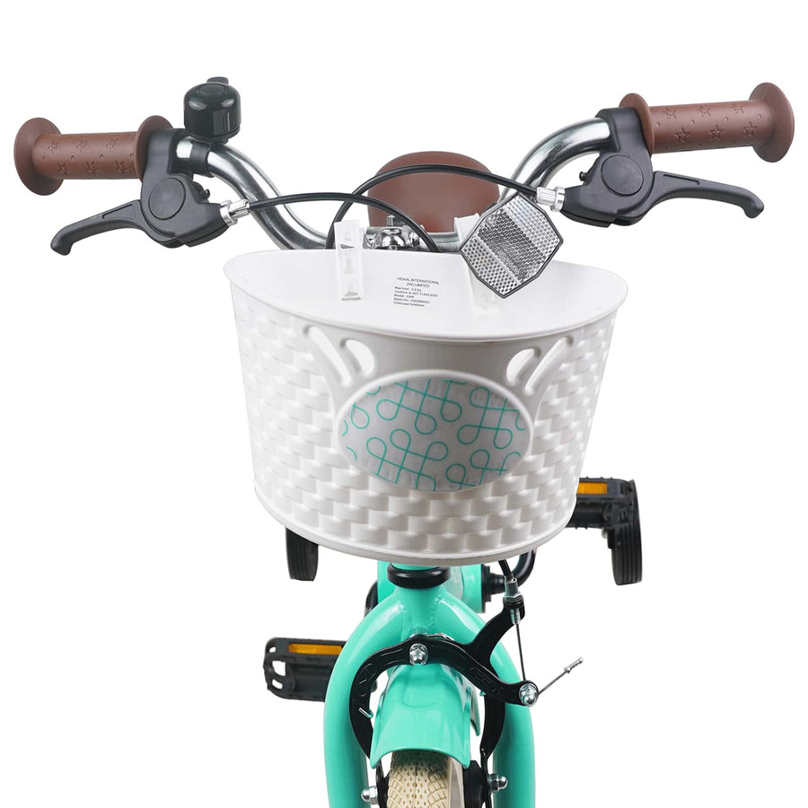 Kinderfiets 12 Inch voor 2-4 jaar oud Zeegroen