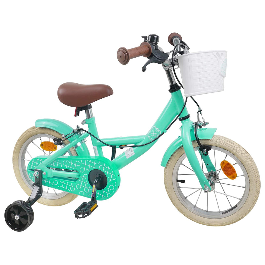 Kinderfiets 12 Inch voor 2-4 jaar oud Zeegroen