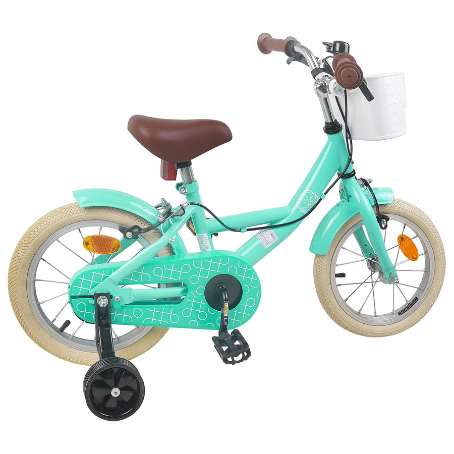 Kinderfiets 12 Inch voor 2-4 jaar oud Zeegroen