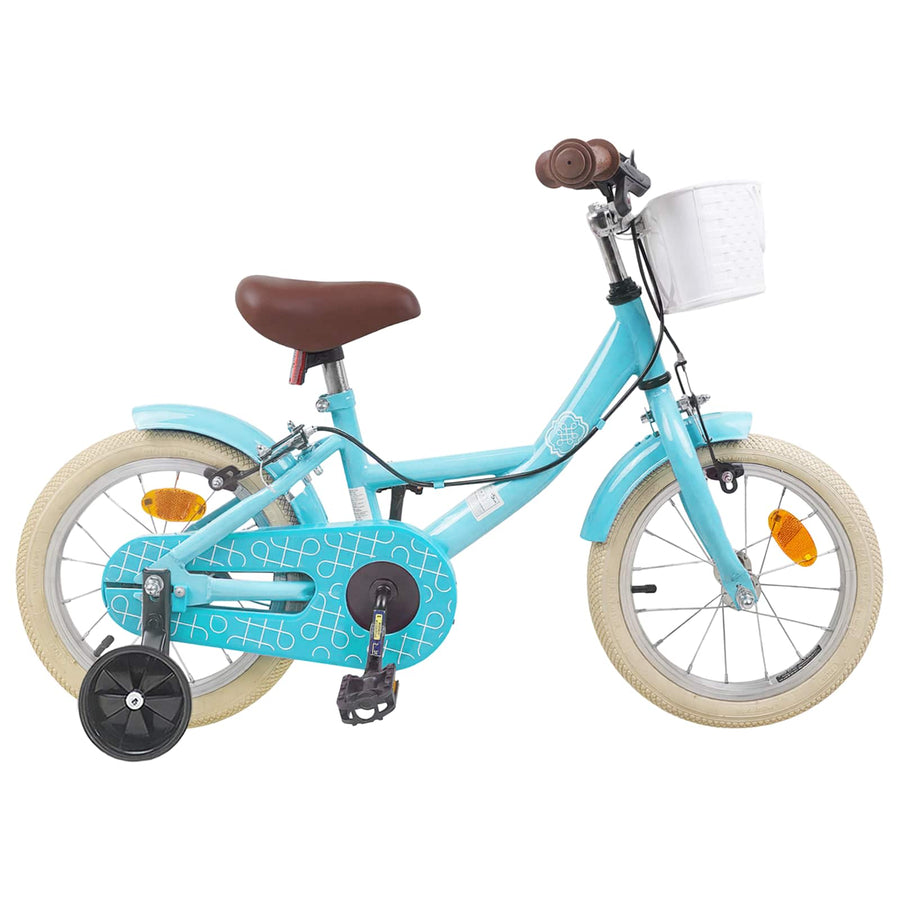 Kinderfiets 14 Inch voor 3-5 jaar oud Lichtblauw