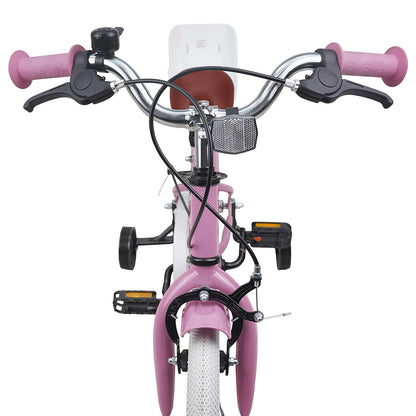 Kinderfiets 16 Inch voor 4-6 jaar oud Lichtroze