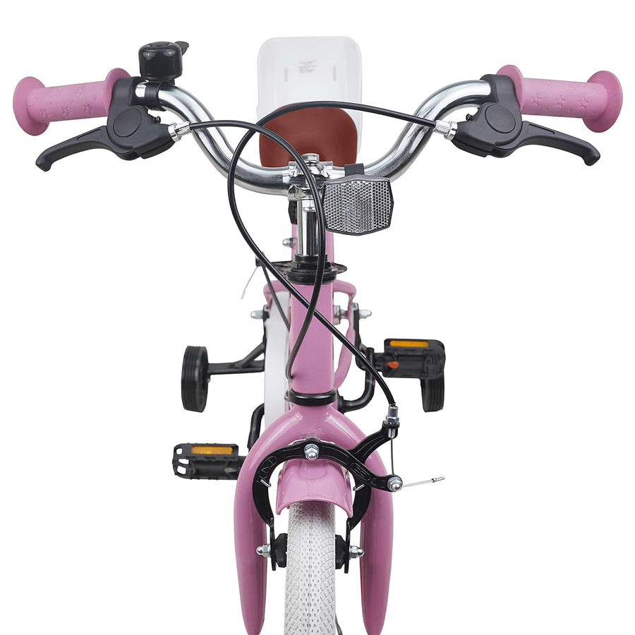 Kinderfiets 16 Inch voor 4-6 jaar oud Lichtroze