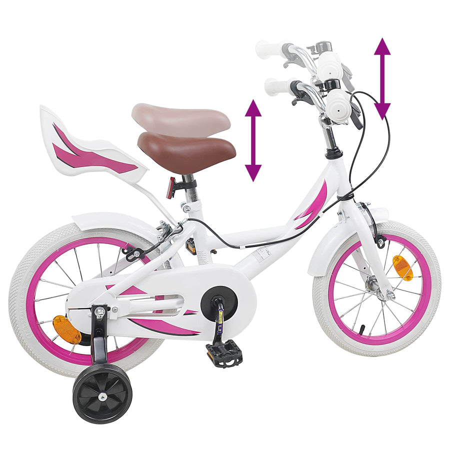 Kinderfiets 16 Inch voor 4-6 jaar oud Wit