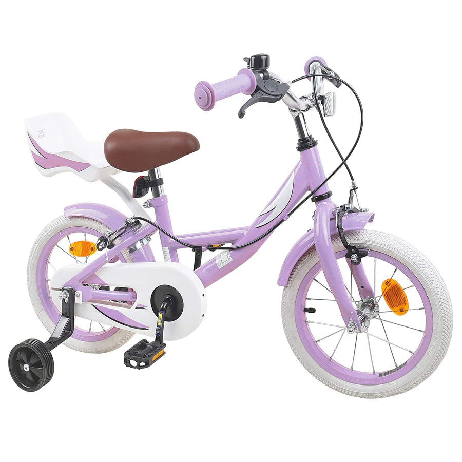 Kinderfiets 16 Inch voor 4-6 jaar oud Paars