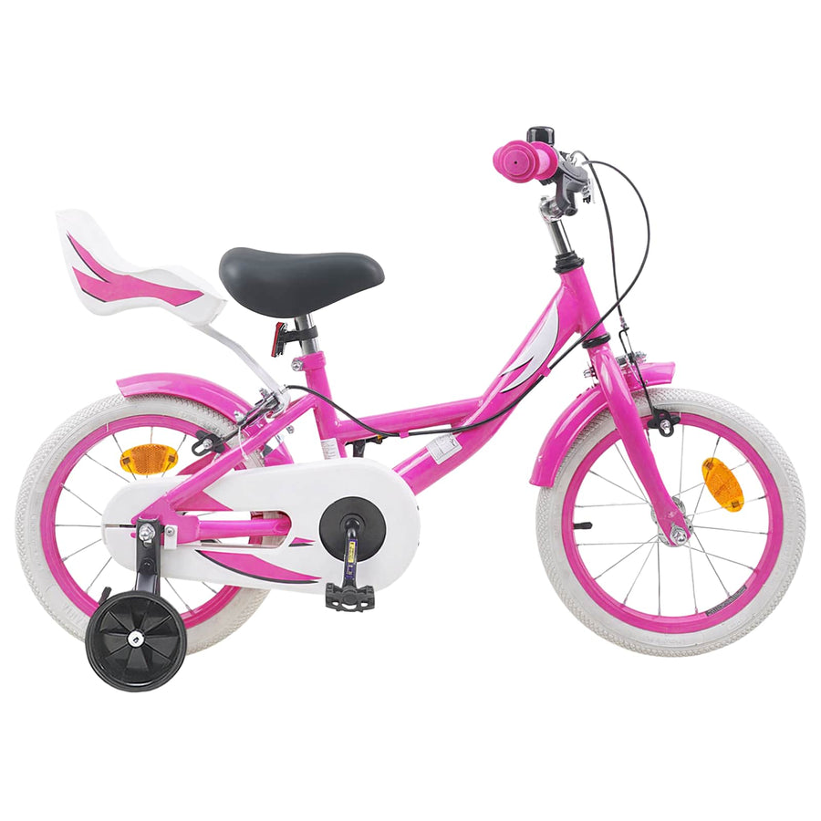 Kinderfiets 14 Inch voor 3-5 jaar oud Roze