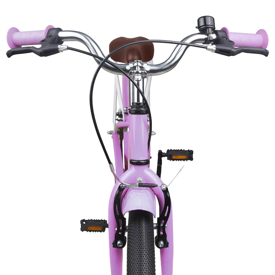 Kinderfiets 18 Inch voor 5-7 jaar Paars
