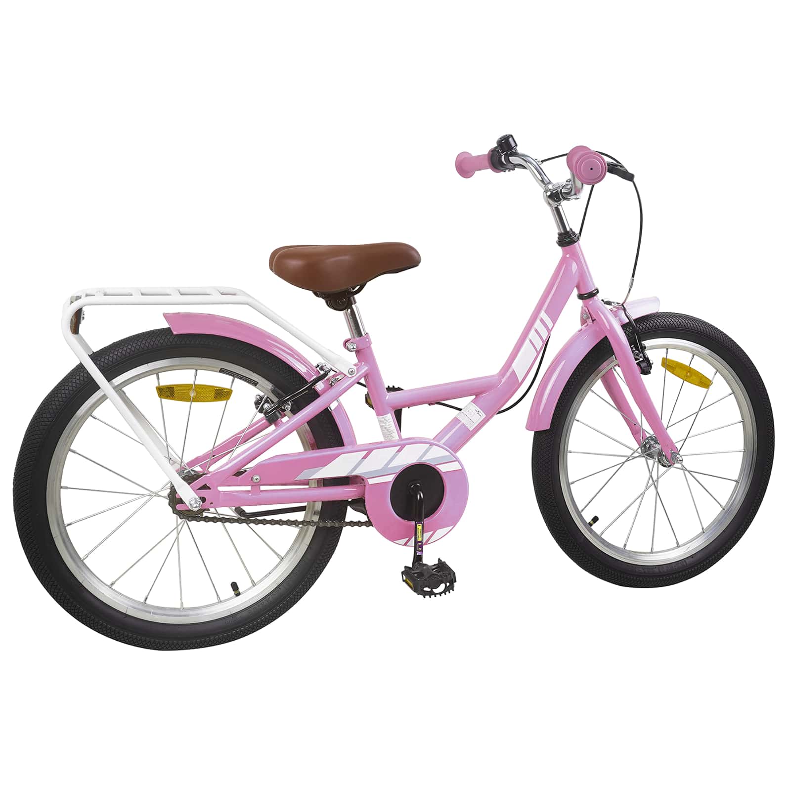 Kinderfiets 18 Inch voor 5-7 jaar Lichtroze