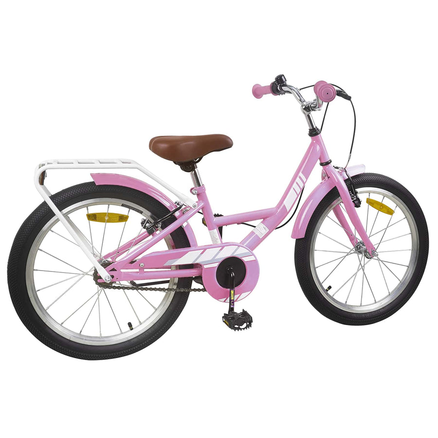 Kinderfiets 18 Inch voor 5-7 jaar Lichtroze