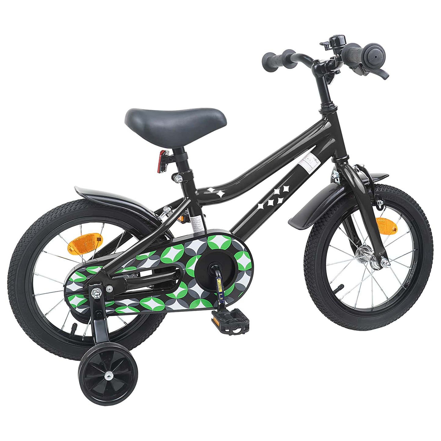 Kinderfiets 16 Inch voor 4-6 jaar oud Zwart