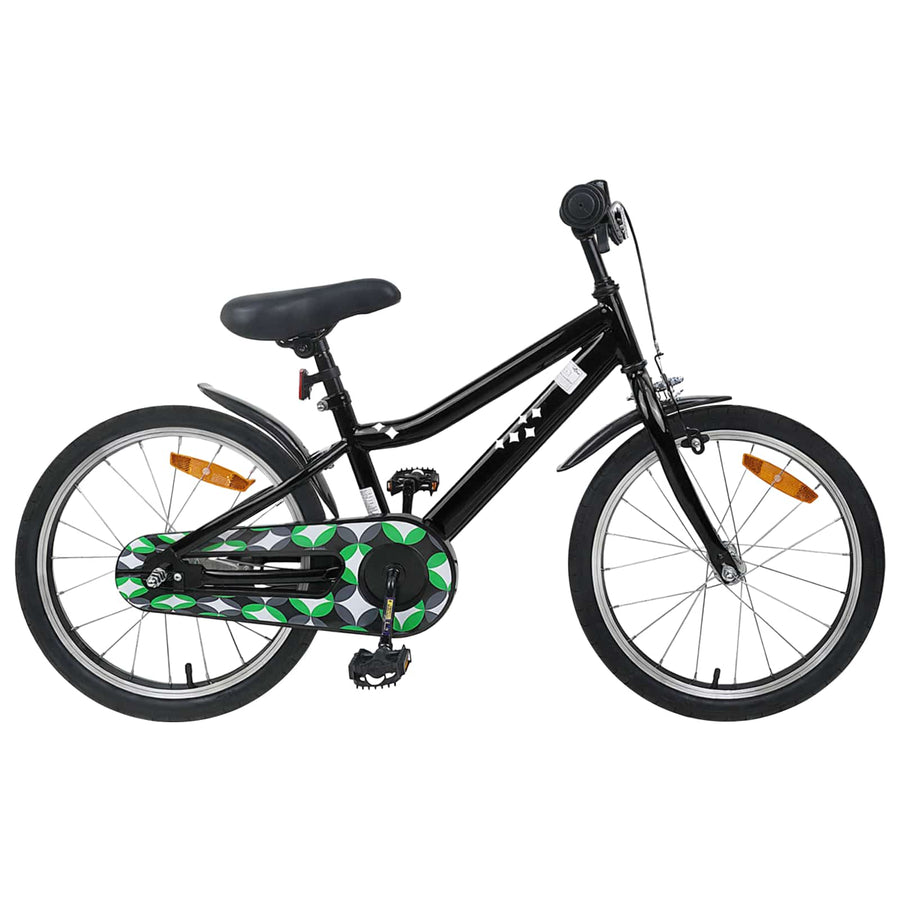 Kinderfiets 18 Inch voor 5-7 jaar Zwart