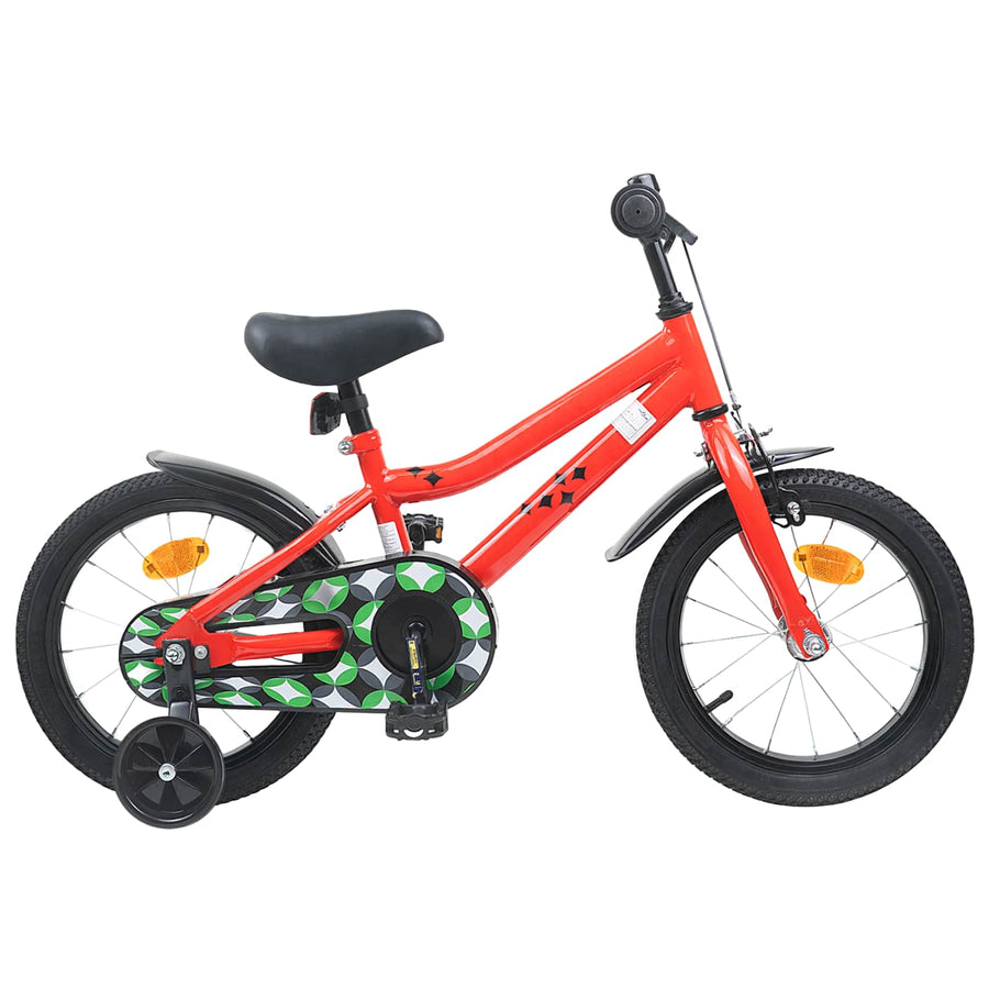 Kinderfiets 14 Inch voor 3-5 jaar oud Rood