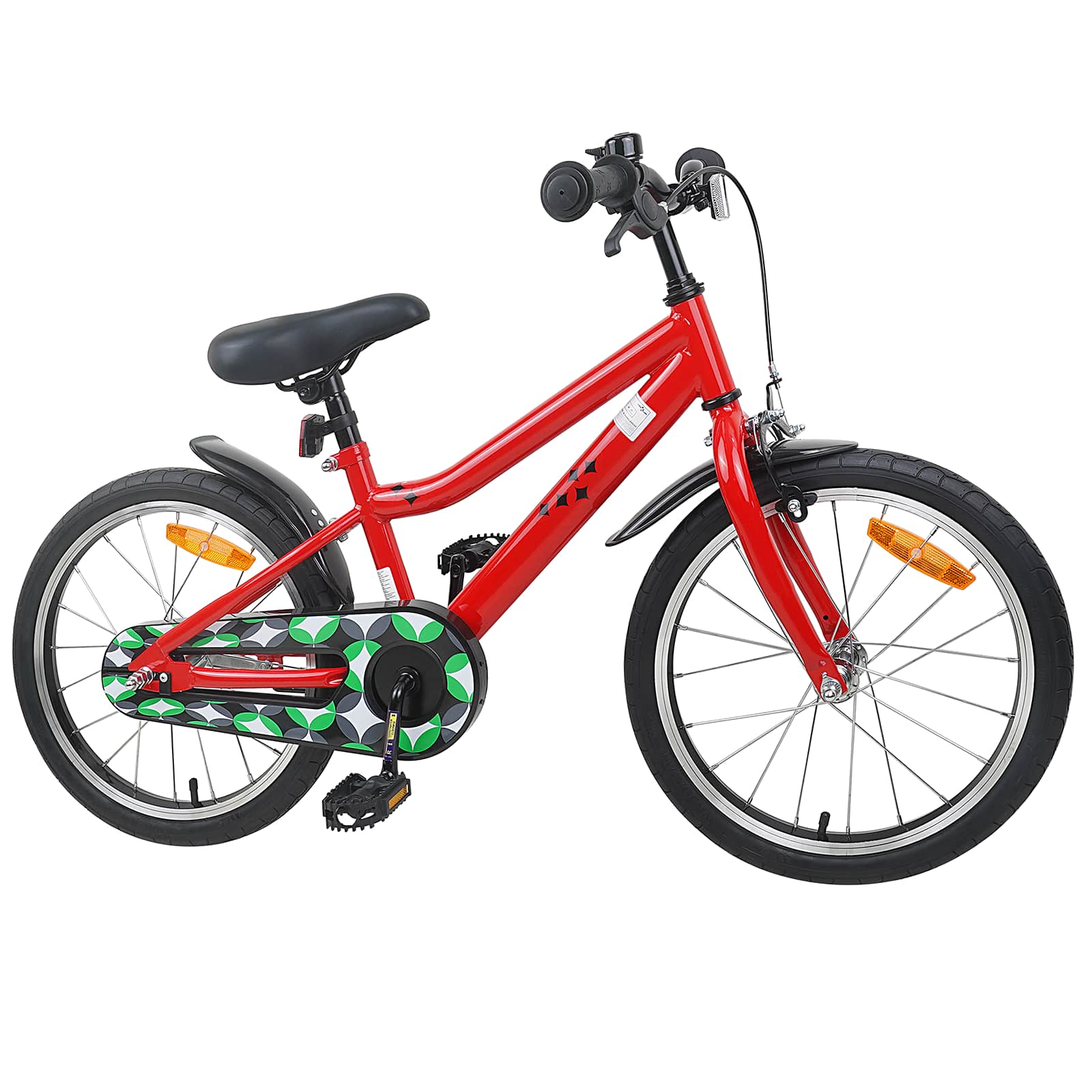 Kinderfiets 18 Inch voor 5-7 jaar Rood