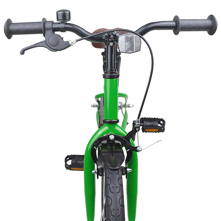 Kinderfiets 18 Inch voor 5-7 jaar Groen