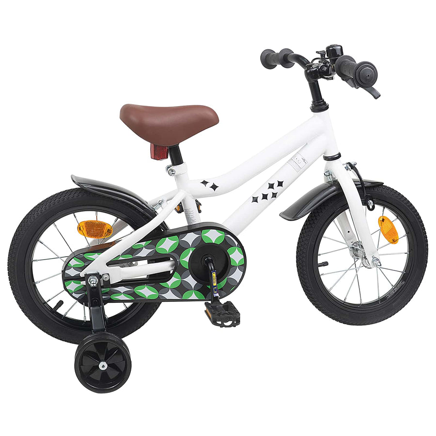 Kinderfiets 14 Inch voor 3-5 jaar oud Wit