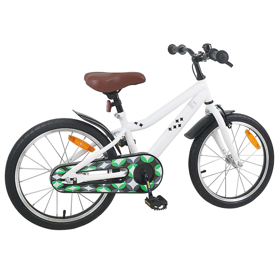 Kinderfiets 18 Inch voor 5-7 jaar Wit