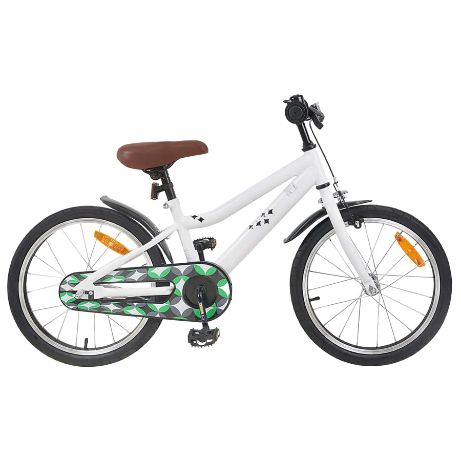 Kinderfiets 18 Inch voor 5-7 jaar Wit
