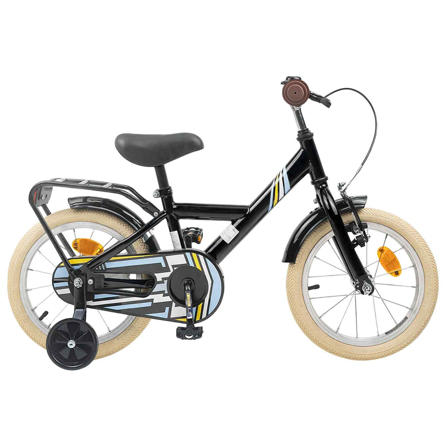 Kinderfiets 12 Inch voor 2-4 jaar oud Zwart