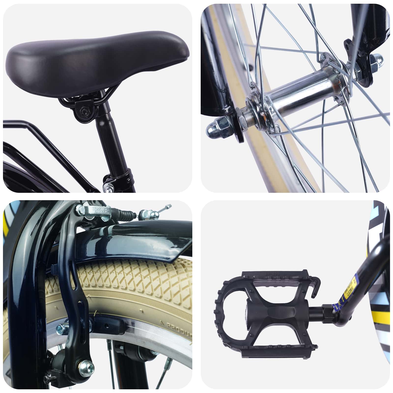 Kinderfiets 18 Inch voor 5-7 jaar Zwart