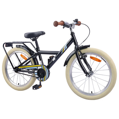 Kinderfiets 20 Inch voor 6-11 jaar oud Zwart