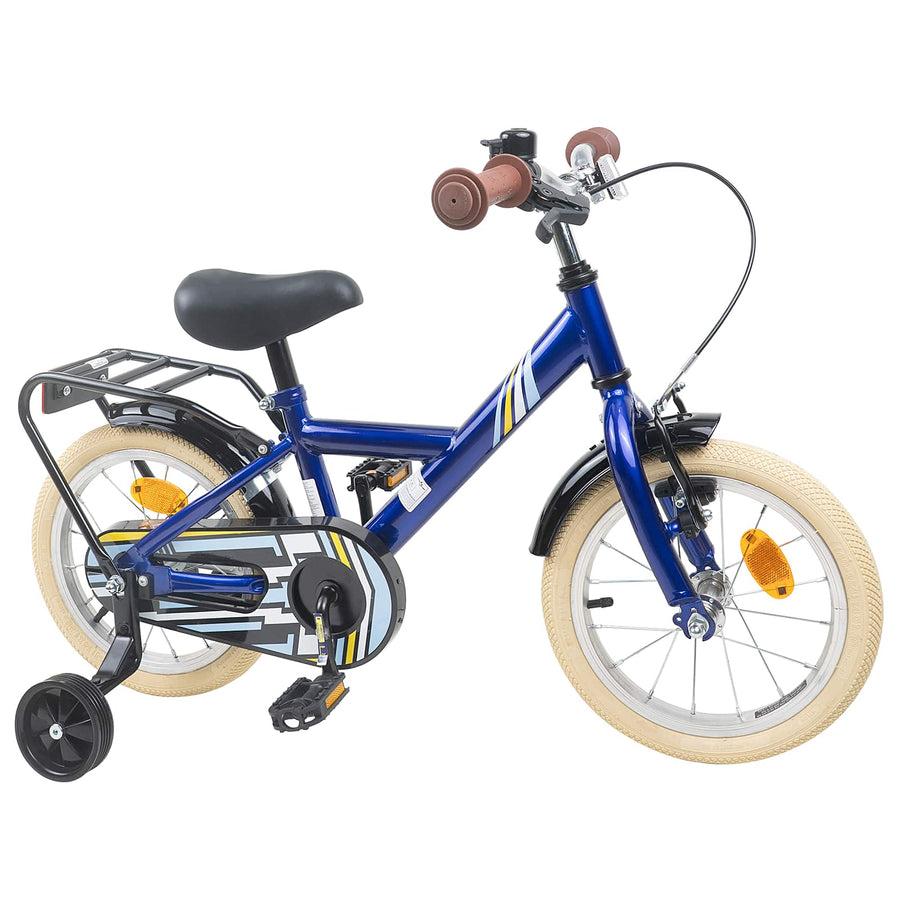 Kinderfiets 14 Inch voor 3-5 jaar oud Donkerblauw
