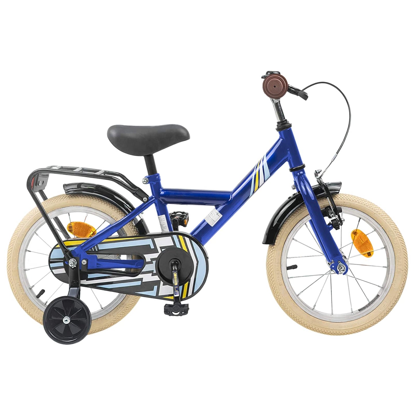 Kinderfiets 14 Inch voor 3-5 jaar oud Donkerblauw