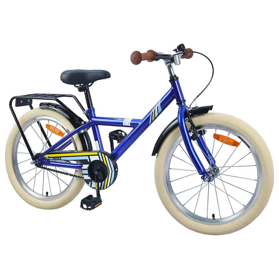 Kinderfiets 18 Inch voor 5-7 jaar Donkerblauw