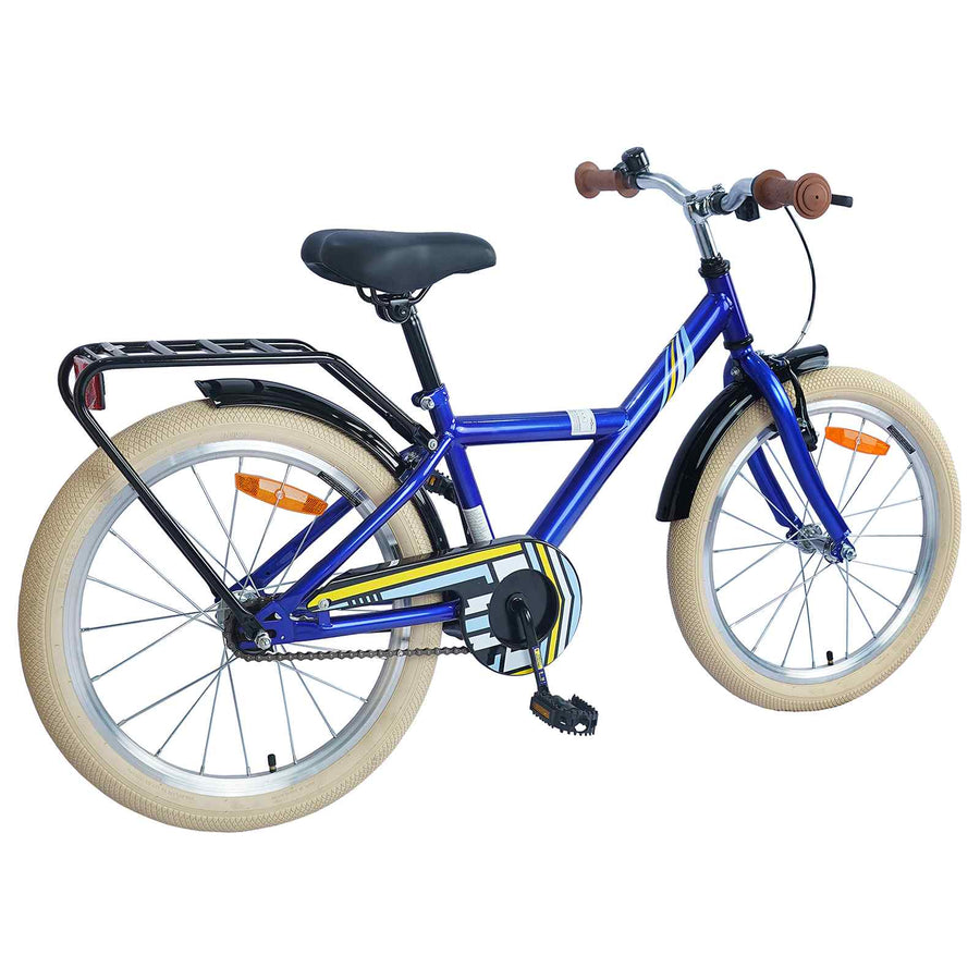 Kinderfiets 18 Inch voor 5-7 jaar Donkerblauw