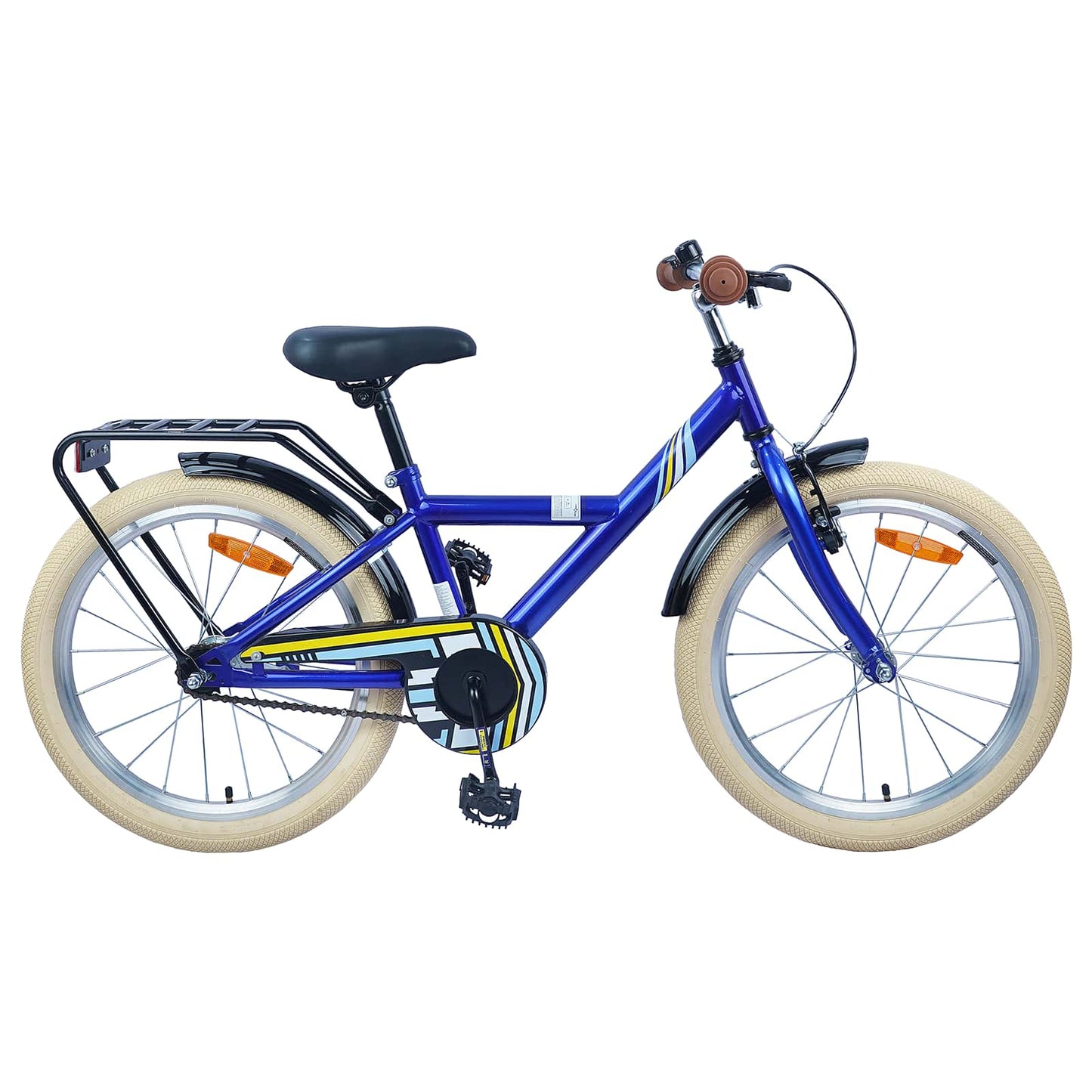 Kinderfiets 18 Inch voor 5-7 jaar Donkerblauw