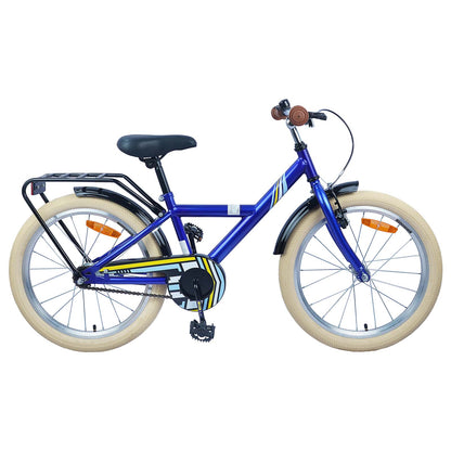 Kinderfiets 18 Inch voor 5-7 jaar Donkerblauw