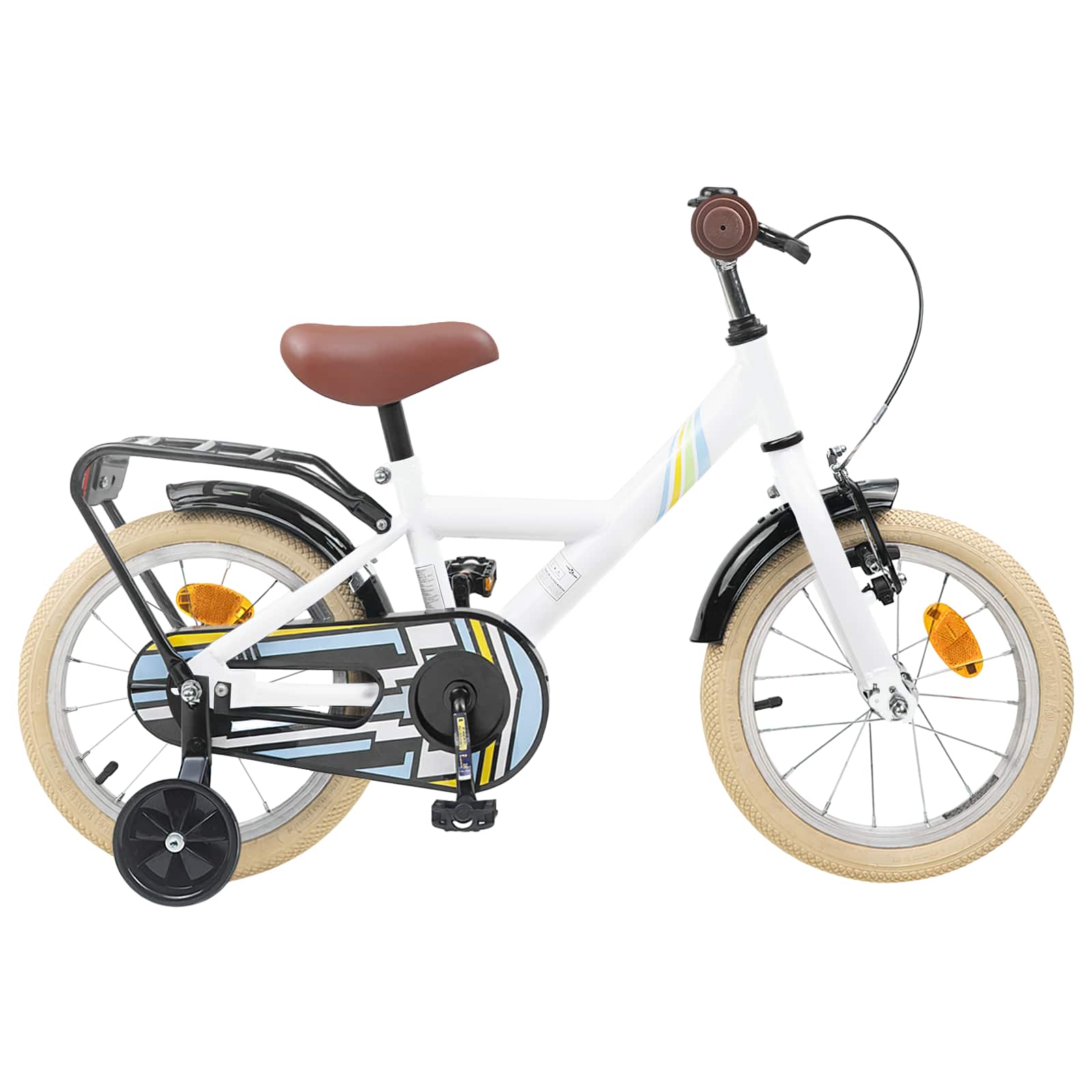 Kinderfiets 16 Inch voor 4-6 jaar oud Wit