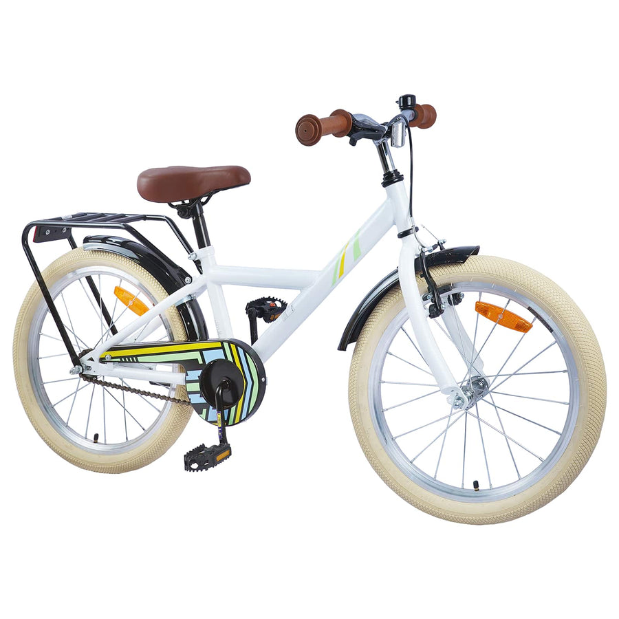 Kinderfiets 18 Inch voor 5-7 jaar Wit