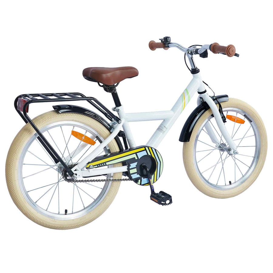 Kinderfiets 18 Inch voor 5-7 jaar Wit
