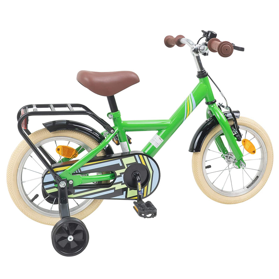 Kinderfiets 16 Inch voor 4-6 jaar oud Groen