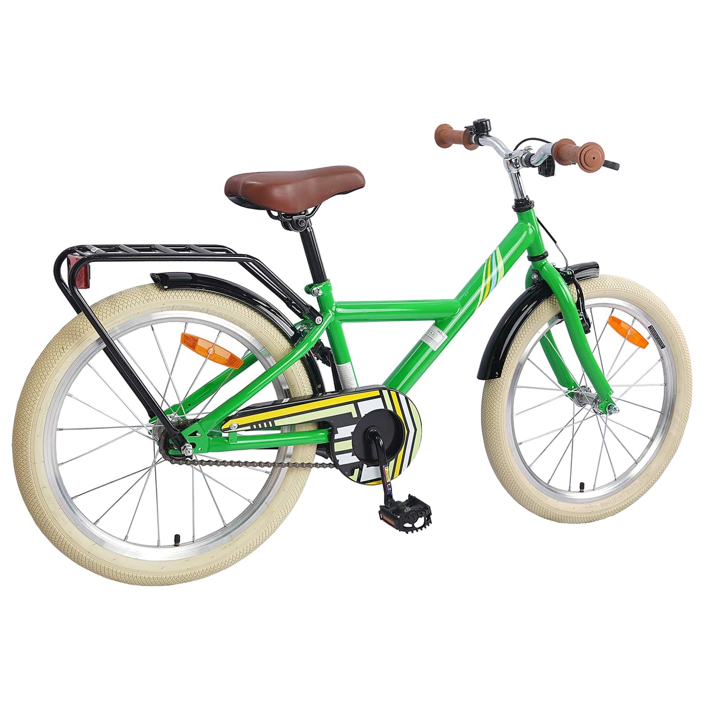 Kinderfiets 18 Inch voor 5-7 jaar Groen
